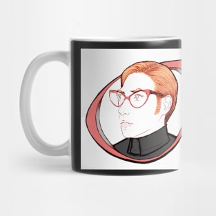 Hux in cat eye glasses Mug